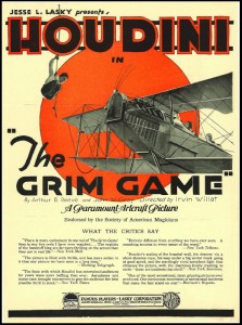 This is the original ad for The Grim Game that the Society of American Magicians ran in 1919.
