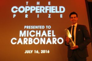 Michael Carbonaro Receives The Copperfield Prize